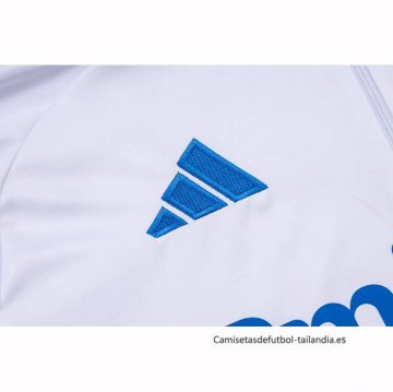 Chandal de Sudadera del Real Madrid 2025-2026 Blanco Azul