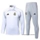 Chandal de Sudadera del Real Madrid 2025-2026 Blanco Gris
