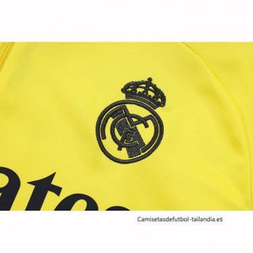 Chandal de Sudadera del Real Madrid Nino 2025-2026 Amarillo