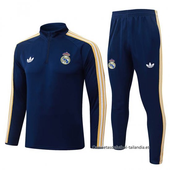 Chandal de Sudadera del Real Madrid Nino 2026-2027 Azul - Haga un click en la imagen para cerrar