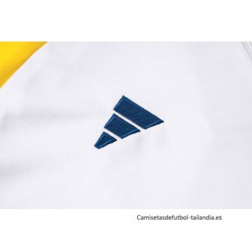Chandal de Sudadera del Real Madrid Nino 2024-2025 Blanco