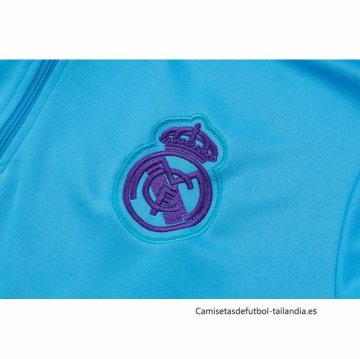 Chandal de Sudadera del Real Madrid Nino 2025-2026 Azul