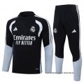 Chandal de Sudadera del Real Madrid Nino 2026-2027 Negro