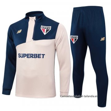 Chandal de Sudadera del Sao Paulo 2024-2025 Amarillo Chandal de Sudadera del Sao Paulo 2024-2025 Amarillo