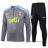 Chandal de Sudadera del Tottenham Hotspur 2024-2025 Gris Chandal de Sudadera del Tottenham Hotspur 2024-2025 Gris