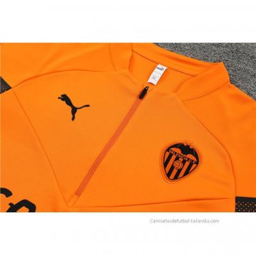 Chandal de Sudadera del Valencia 2022-2023 Naranja