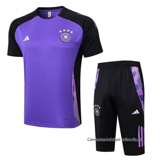 Chandal del Alemania Manga Corta 2024-2025 Purpura - Pantalon Corto - Haga un click en la imagen para cerrar