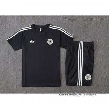 Chandal del Alemania Manga Corta 2026-2027 Negro - Pantalon Corto