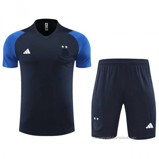 Chandal del Argelia Manga Corta 2023-2024 Azul - Pantalon Corto - Haga un click en la imagen para cerrar
