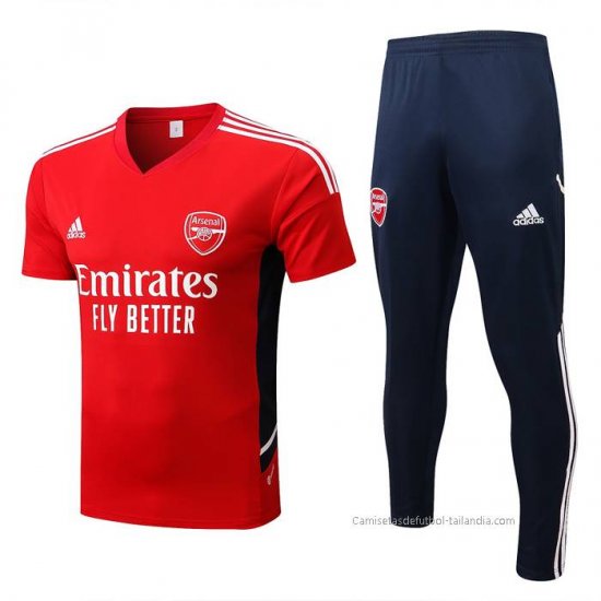 Chandal del Arsenal Manga Corta 2022-2023 Rojo - Haga un click en la imagen para cerrar