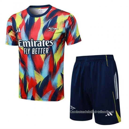Chandal del Arsenal Manga Corta 2025-2026 Multicolor - Pantalon Corto - Haga un click en la imagen para cerrar