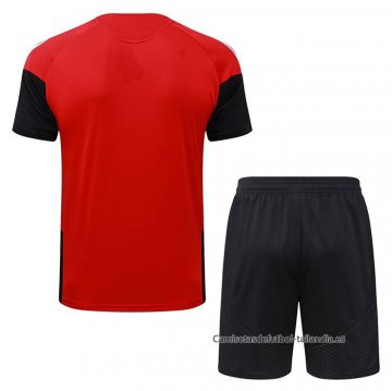 Chandal del Arsenal Manga Corta 2026-2027 Rojo - Pantalon Corto
