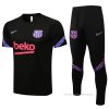 Chandal del Barcelona Manga Corta 2021-2022 Negro Chandal del Barcelona Manga Corta 2021-2022 Negro