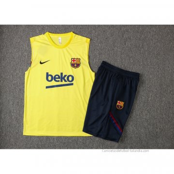 Chandal del Barcelona Sin Mangas 2021-2022 Verde