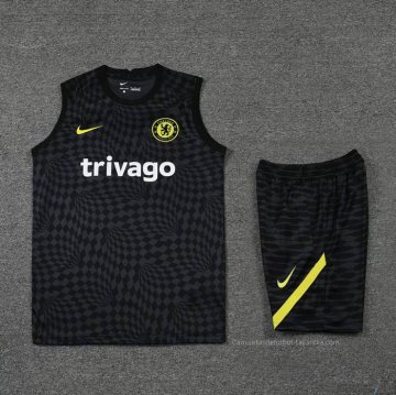 Chandal del Chelsea Sin Mangas 2022-2023 Negro