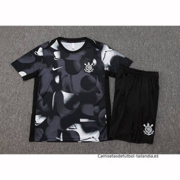 Chandal del Corinthians Manga Corta 2025-2026 Negro - Pantalon Corto