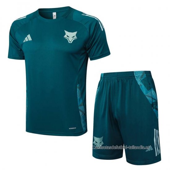 Chandal del Cruzeiro Manga Corta 2024-2025 Verde Pantalon Corto - Haga un click en la imagen para cerrar