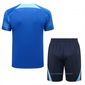 Chandal del Inglaterra Manga Corta 2022-2023 Azul - Pantalon Corto
