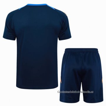 Chandal del Juventus Manga Corta 2024-2025 Azul - Pantalon Corto