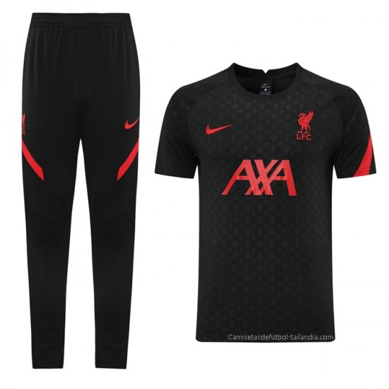 Chandal del Liverpool Manga Corta 2021-2022 Negro - Haga un click en la imagen para cerrar