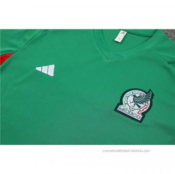 Chandal del Mexico Manga Corta 2023-2024 Verde - Pantalon Corto