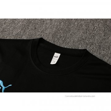 Chandal del Olympique Marsella Manga Corta 2021-2022 Negro