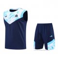 Chandal del Olympique Marsella Sin Mangas 2022-2023 Azul