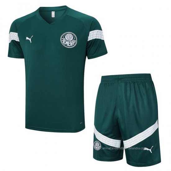 Chandal del Palmeiras Manga Corta 2023-2024 Verde - Pantalon Corto - Haga un click en la imagen para cerrar