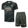 Chandal del Paris Saint-Germain Jordan Manga Corta 2024-2025 Verde - Pantalon Corto Chandal del Paris Saint-Germain Jordan Manga Corta 2024-2025 Verde - Pantalon Corto