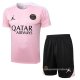 Chandal del Paris Saint-Germain Jordan Manga Corta 2024-2025 Rosa - Pantalon Corto
