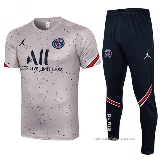 Chandal del Paris Saint-Germain Manga Corta 2021-2022 Gris - Haga un click en la imagen para cerrar