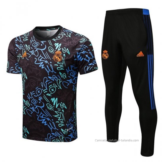 Chandal del Real Madrid Manga Corta 2022-2023 Gris - Haga un click en la imagen para cerrar