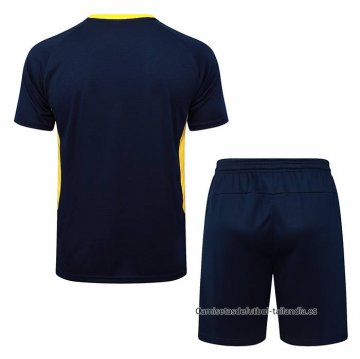 Chandal del Santos Manga Corta 2025-2026 Azul - Pantalon Corto