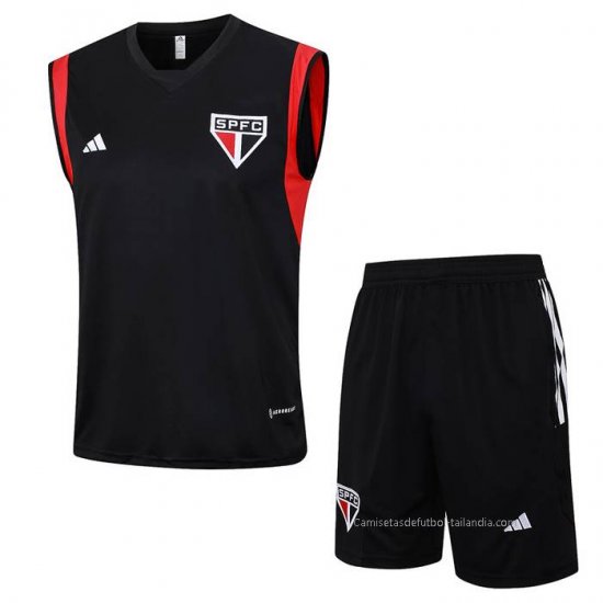 Chandal del Sao Paulo Sin Mangas 2023-2024 Negro - Haga un click en la imagen para cerrar