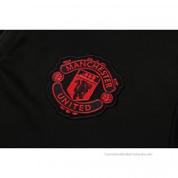 Chaqueta del Manchester United 2021-2022 Negro y Amarillo