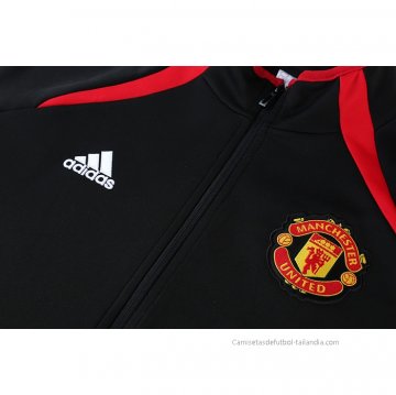 Chaqueta del Manchester United Teamgeist 2021-2022 Negro