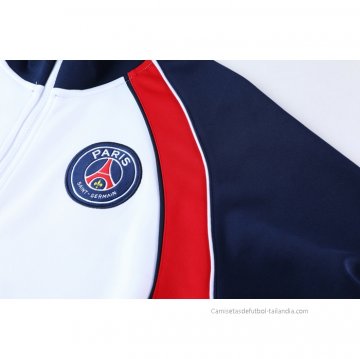 Chaqueta del Paris Saint-Germain Jordan 2021-2022 Blanco