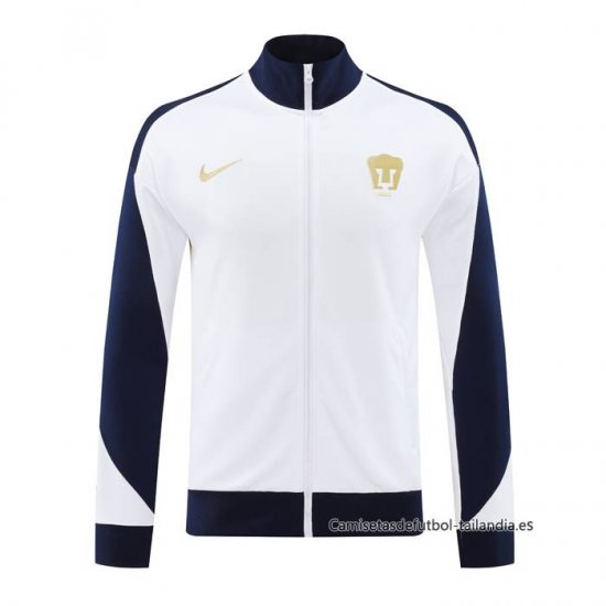 Chaqueta del Pumas UNAM 2024-2025 Blanco - Haga un click en la imagen para cerrar