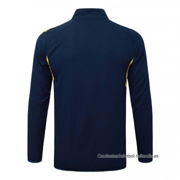 Chaqueta del Real Madrid 2025-2026 Azul Amarillo