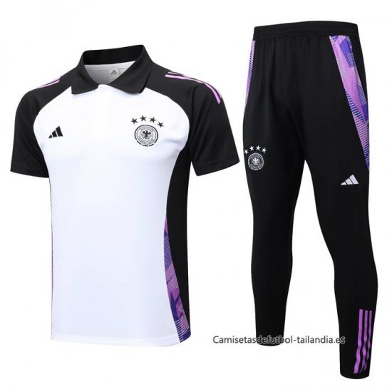 Conjunto Polo del Alemania 2024-2025 Blanco - Haga un click en la imagen para cerrar
