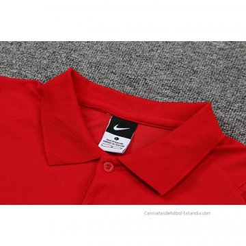 Conjunto Polo del Barcelona 2022-2023 Rojo