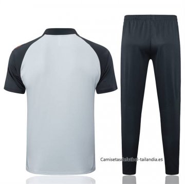 Conjunto Polo del Benfica 2024-2025 Gris