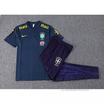 Conjunto Polo del Brasil 2022-2023 Azul