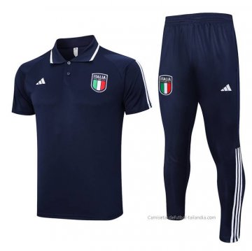 Conjunto Polo del Italia 2023-2024 Azul Conjunto Polo del Italia 2023-2024 Azul