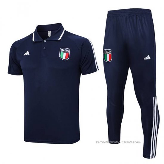Conjunto Polo del Italia 2023-2024 Azul - Haga un click en la imagen para cerrar