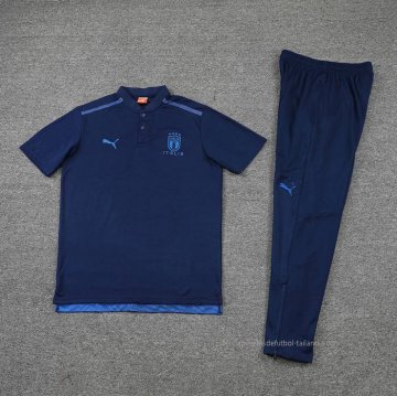 Conjunto Polo del Italia 2022-2023 Azul Marino
