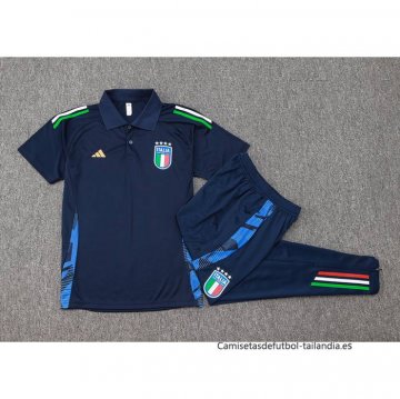Conjunto Polo del Italia 2024-2025 Azul
