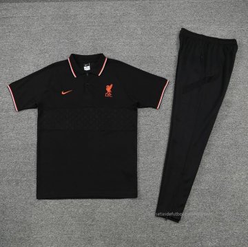 Conjunto Polo del Liverpool 2022-2023 Negro