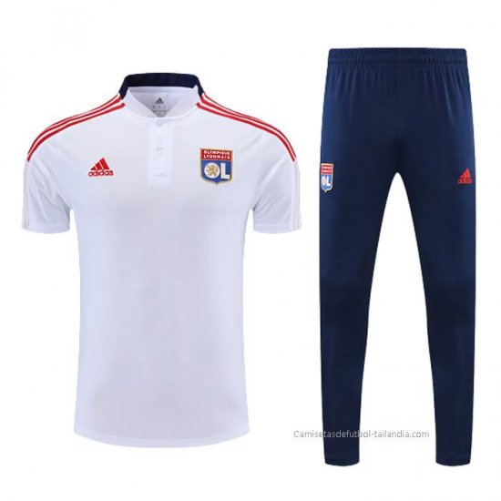 Conjunto Polo del Lyon 2022-2023 Blanco - Haga un click en la imagen para cerrar