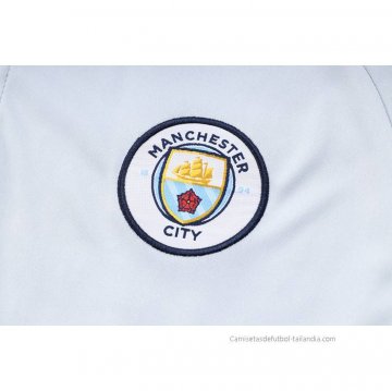 Conjunto Polo del Manchester City 2023-2024 Gris